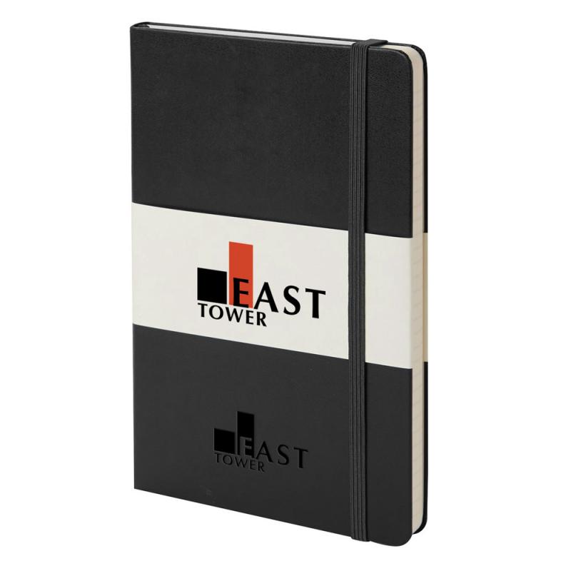 Promotional Moleskine Large Hard Back Notebook A5, Black :: Promotional