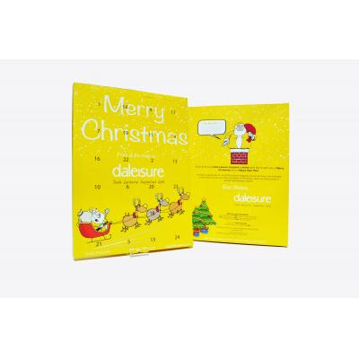 Image of Branded Traditional Advent Calendar Christmas Chocolate Advent Calendar Made In The UK