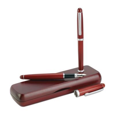 Image of Promotional Rosewood pen set in box