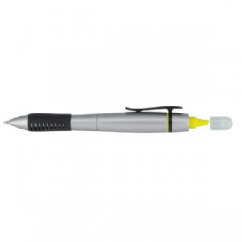 Image of Highlighter and Twist Ballpen Promotional Pen with your brand printed