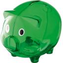 Image of Green Printed Piggy banks Transparent and cheap printed piggy banks