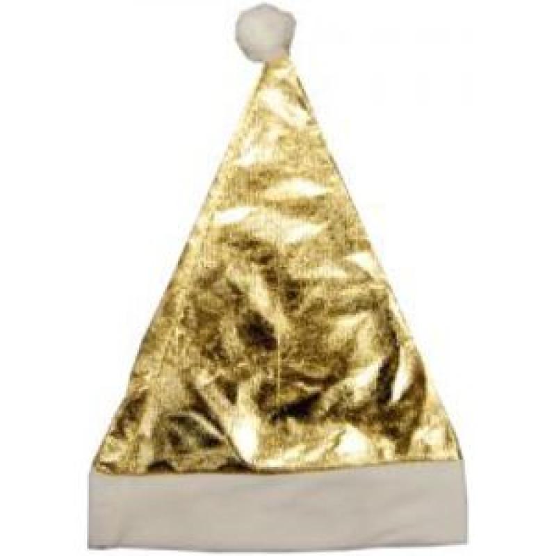 gold christmas hats