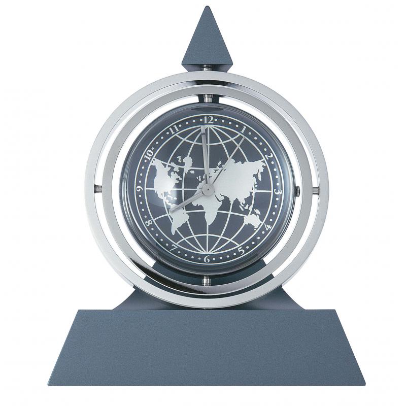 Image of Promotional Pyramid Shaped Clock with photo frame