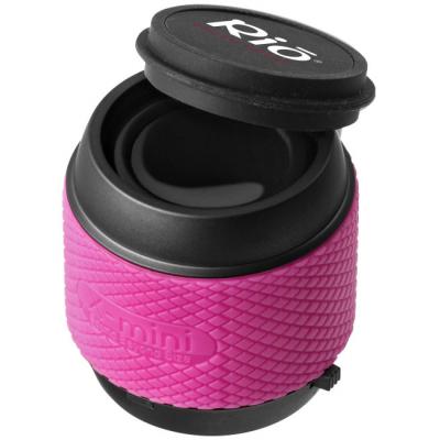 Image of Promotional Mini Speaker with silicone grip and clip