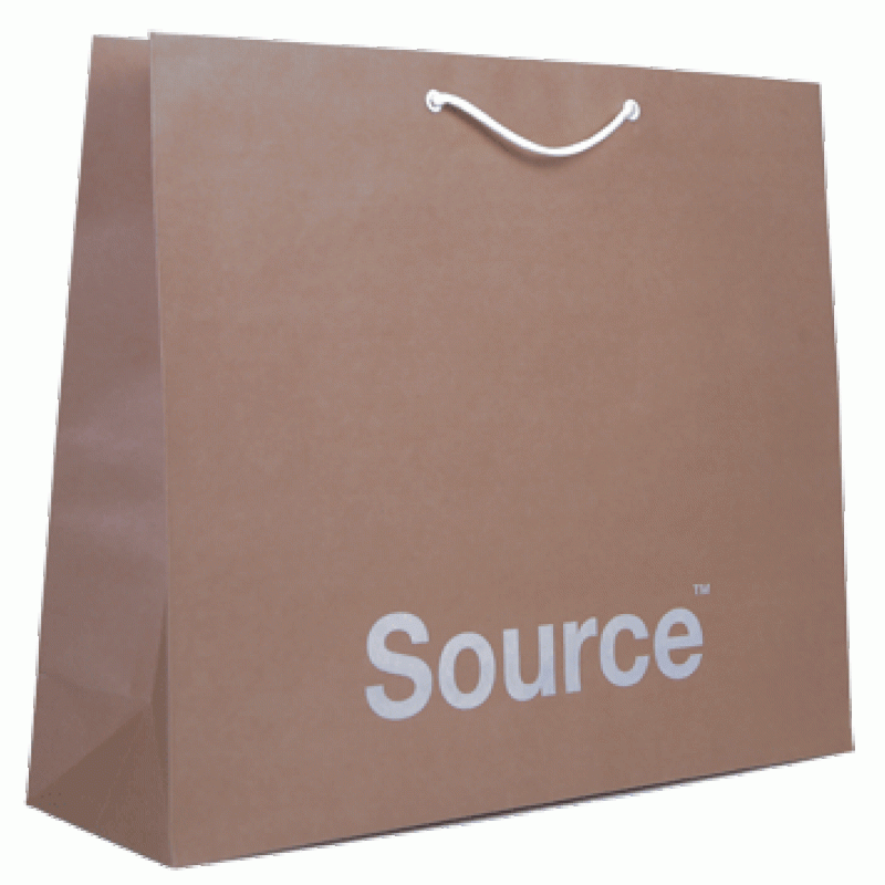 Image of Promotional Cord Handle Bags - Paper Bags with Cord Handles