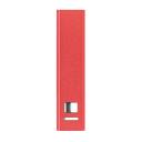 Image of Branded Aluminium PowerBank - Portable Printed Power Bank in RED