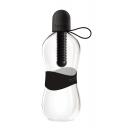 Image of Branded Water Filtering Bobble Bottle in Black - Bobble Bottle with Printed Silicone Grip
