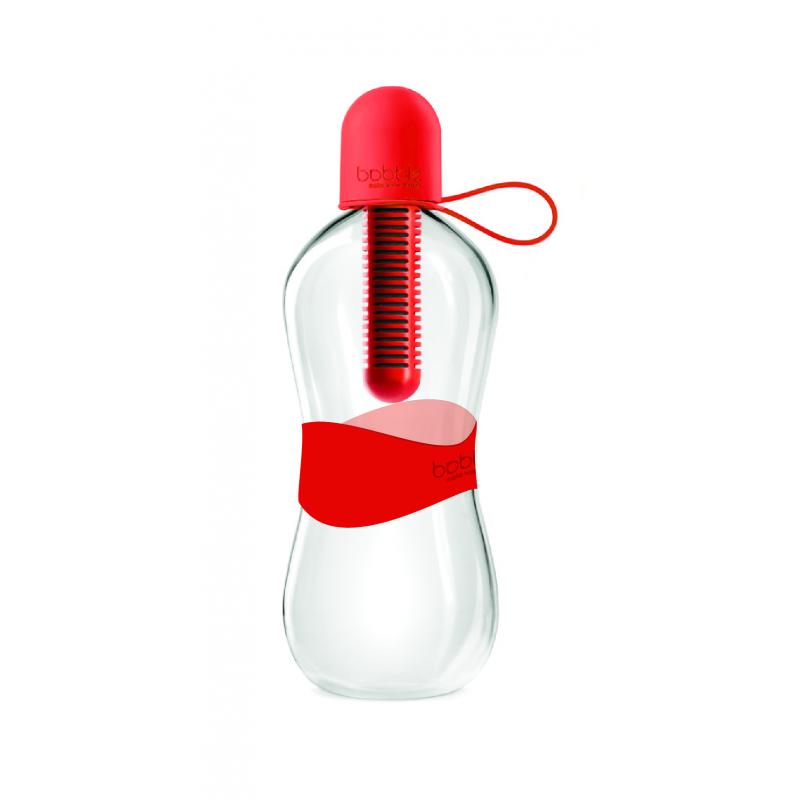 Image of Promotional Bobble Bottle in Red - Branded Filtering Bobble Bottle