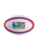 Image of Promotional Mini Rugby Balls Stress shape Dual Colour White Red and Blue