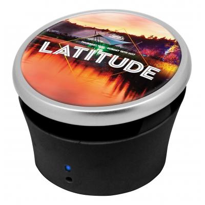 Image of Promotional PowerVibe Premium Bluetooth Speaker - Wireless Soft Touch Speakers - Full colour Branding