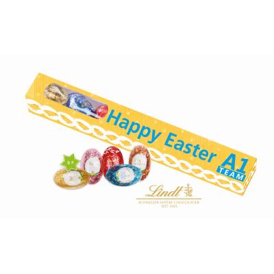Image of Promotional Easter box with 6 Lindt chocolate eggs