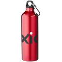 Image of Printed Pacific Aluminium Bottle With Karabiner Clip Red