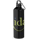Image of Promotional Pacific Aluminium Bottle With Karabiner Clip Black