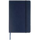 Image of Promotional A5 Notebook Navy Blue With Back Pocket Hard Cover