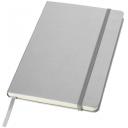 Image of Promotional A5 Notebook Silver PU Hard Cover