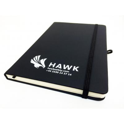 Image of Branded A5 Soft Touch Notebook Embossed or Foil Blocked with Logo Express Printed