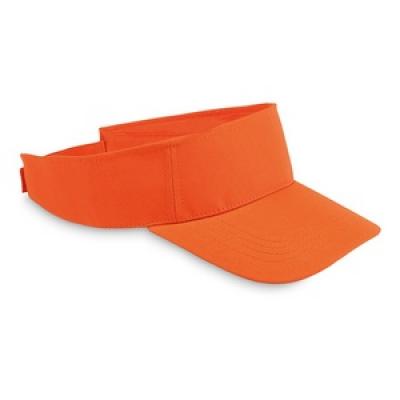 Image of Promotional Sun Visor Hat. Printed  Summer Hat. Orange