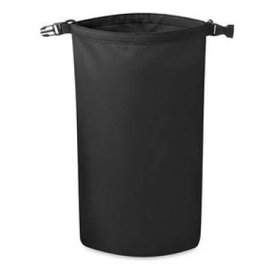 Image of Branded Waterproof 10L Beach Bag With Adjustable Strap. Black