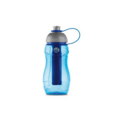 Image of Branded Water Bottle With Inner Tube For Freezing. Blue