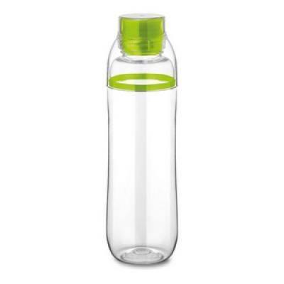 Image of Promotional Water Bottle. Printed Tower Water Drinking Bottle. Leak Proof And BPA Free. Supplied With A Drinking Cup. Green Water Bottle 