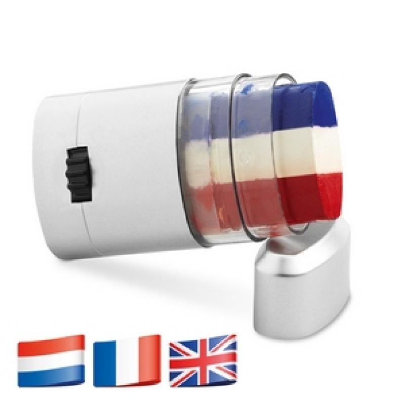 Image of Promotional Printed Body Paint Flag Stick.Flag colours of France, Netherlands and Iceland Other Countries Available.Great Item For UEFA Euro 2016 