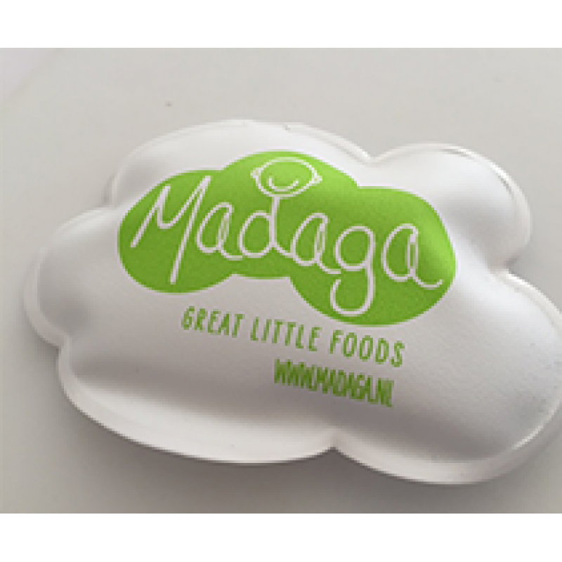 Image of Promotional Cloud Shaped Heat Pad. Printed Hand Warmer