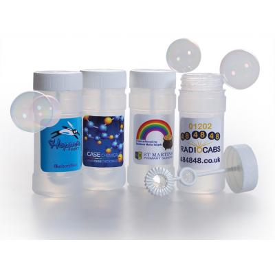 Image of Branded Bubbles. Promotional Kids Bubbles. Printed Traditional Kids Bubbles 55ml