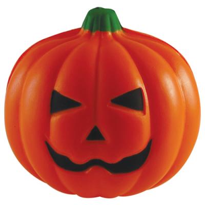 Image of Branded Halloween Stress Pumpkin. Promotional Orange Stress Ball Pumpkin. Express Service Available