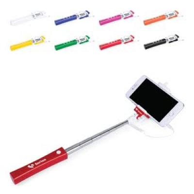 Image of Branded Selfie Stick Kroper. Promotional Selfie Stick With Push Button. Available In A Variety Of Colours