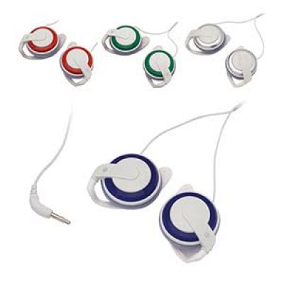 Image of Printed Dino Headphones. Promotional Hook On Earphones. Available In A variety Of Colours.