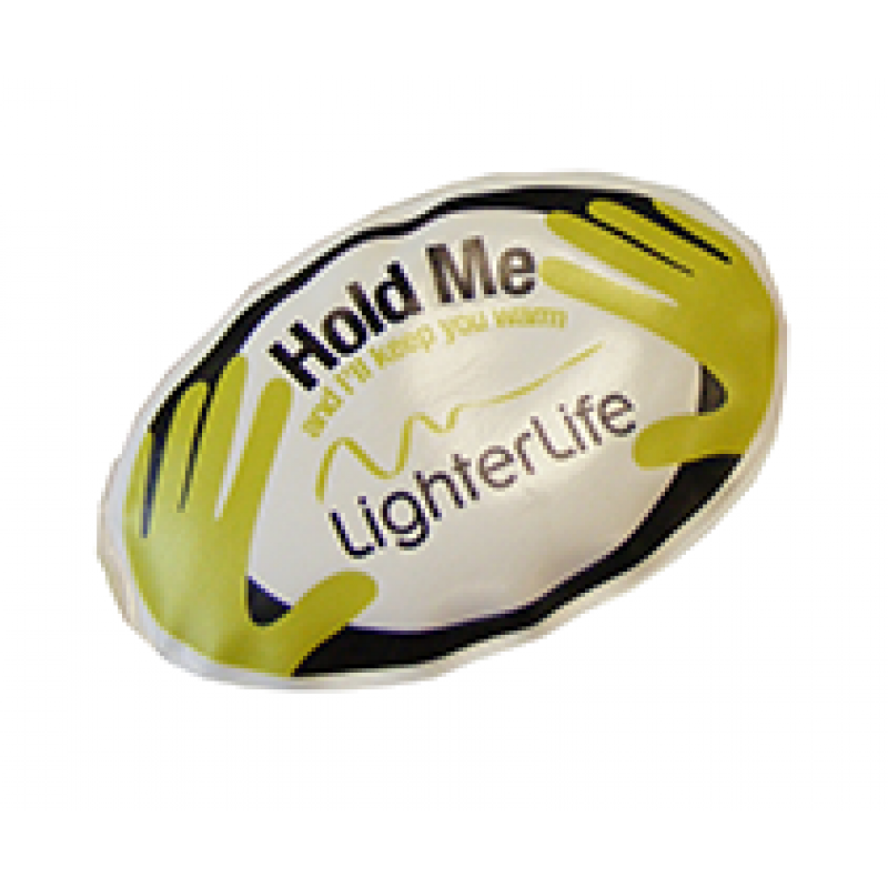 Image of Printed Heat Pad. Promotional Oval Hand Warmer