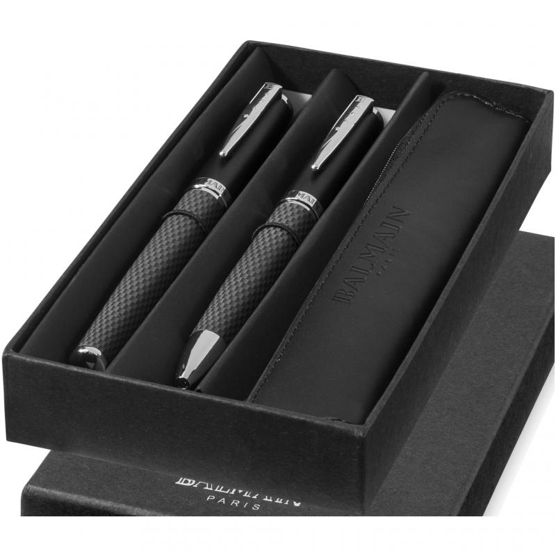 knal Precies hypotheek Engraved Balmain Pen Set. Promotional Balmain Carbon Fibre Pen Set. ::  Promotional Luxe Pens | Branded Luxe Pen | Cheap Luxe Pens | Printed With  Your Logo | Eco-Friendly & Sustainable Promotional
