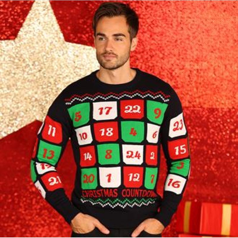 Branded 3D Advent Calendar Knitted Jumper With Pockets. Promotional Christmas  Jumper :: Christmas Jumpers :: Promotional Products | Branded Products Swag  Boxes u0026 Merchandise London UK :: Leicester u0026 Leeds | Eco