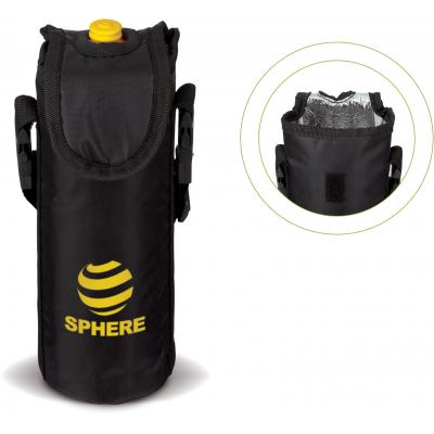 Image of Branded Cooler Bag For 750 ml Sports Bottle. Cooer Bag With Strap
