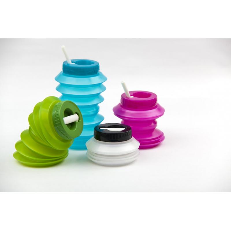 Image of Promotional Ohyo Collapsible Water Bottle. Folding Water Bottle. Made In The Uk