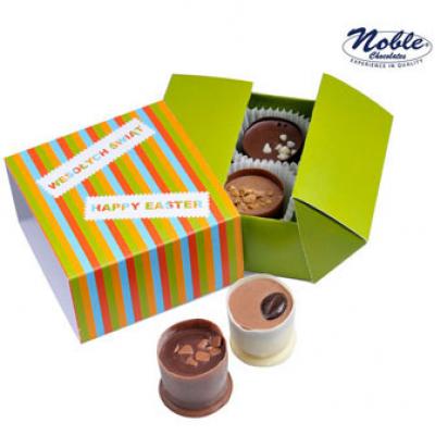 Image of Branded Easter Gift Box With Noble Belgian Chocolates