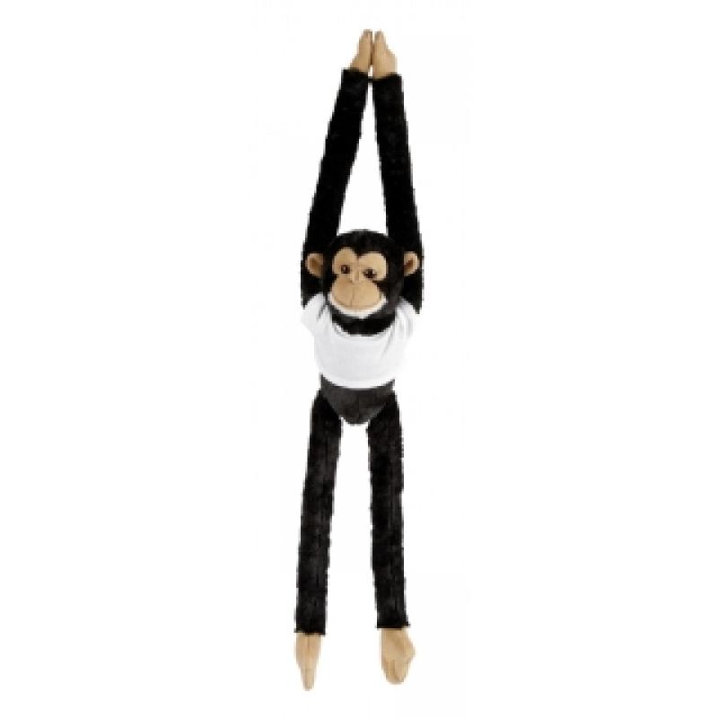 Image of Branded Hanging Monkey 45 cm. Soft Monkey Toy With Printed T Shirt