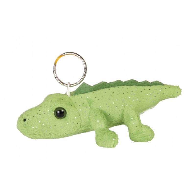 Image of Printed Crocodile Keyring. Branded Large Soft Crocodile.