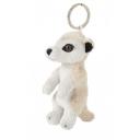 Image of Promotional Meerkat Key Ring. Soft 10 cm Animal Keyring.