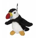 Image of Branded Puffin Keyring. Promotional Puffin Bird Toy Keyring.