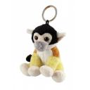 Image of Printed Monkey Keyring. Cute Promotional Squirrel Monkey Key Ring.