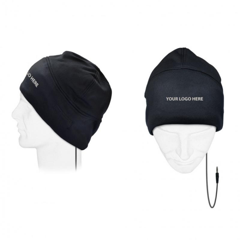 Image of Promotional BeanieBeat. Printed Beanie Hat With Built In Headphones
