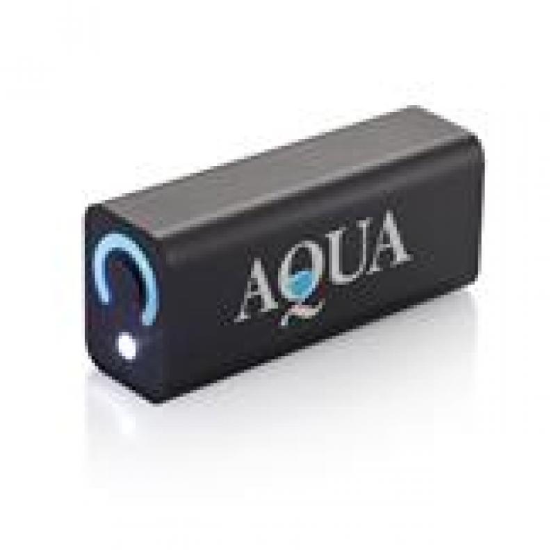 Image of Printed 3.000 mAh powerbank Samsung battery black