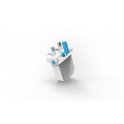 Image of Promotional Pokkit Travel Adaptor. The Thinnest Charger On The Market. 2 USb Ports