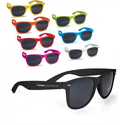 Image of Branded Retro Sunglasses. Cheap Promotional Sunglasses