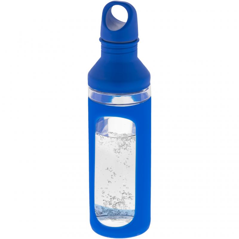 Borosilicate Glass Bottle with Silicone Sleeve, Company Swag