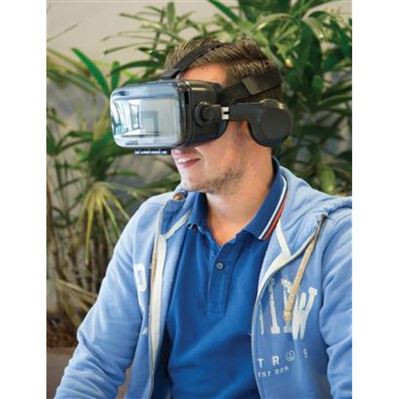 Image of Branded Integrated VR Headset. Bluetooth Virtual Reality Glasses