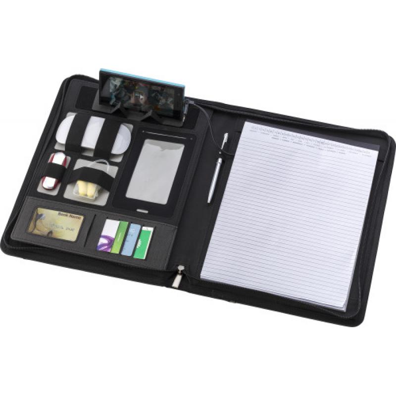 Image of Branded Portfolio A4 Folder With Integrated Power Bank 5000mAh