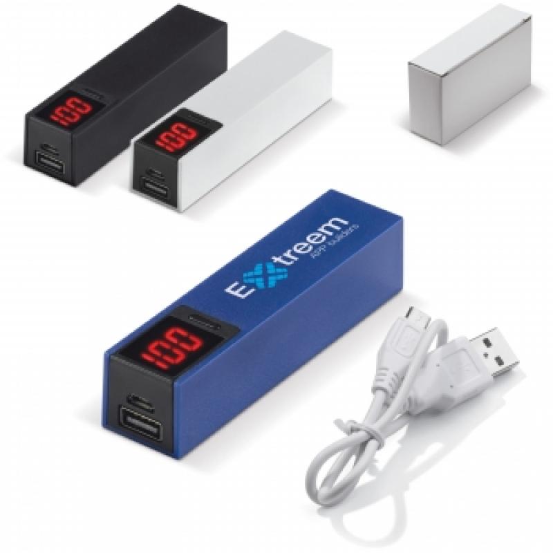 Image of Printed Portable Charger. Promotional Power Bank 2600mAh