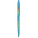 Image of Printed Prodir DS9 Matt Sky Blue Pen, With Polished Clip And Button. Pantone Matching Available